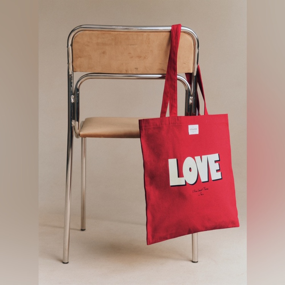Sezane Love Tote Bag